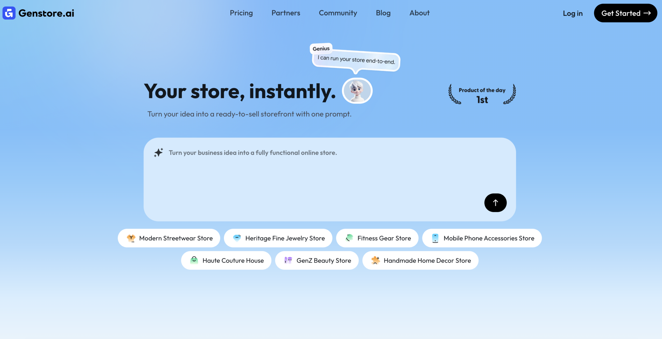 Genstore ai influencer global star